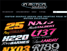 Tablet Screenshot of inmotionsolutions.com